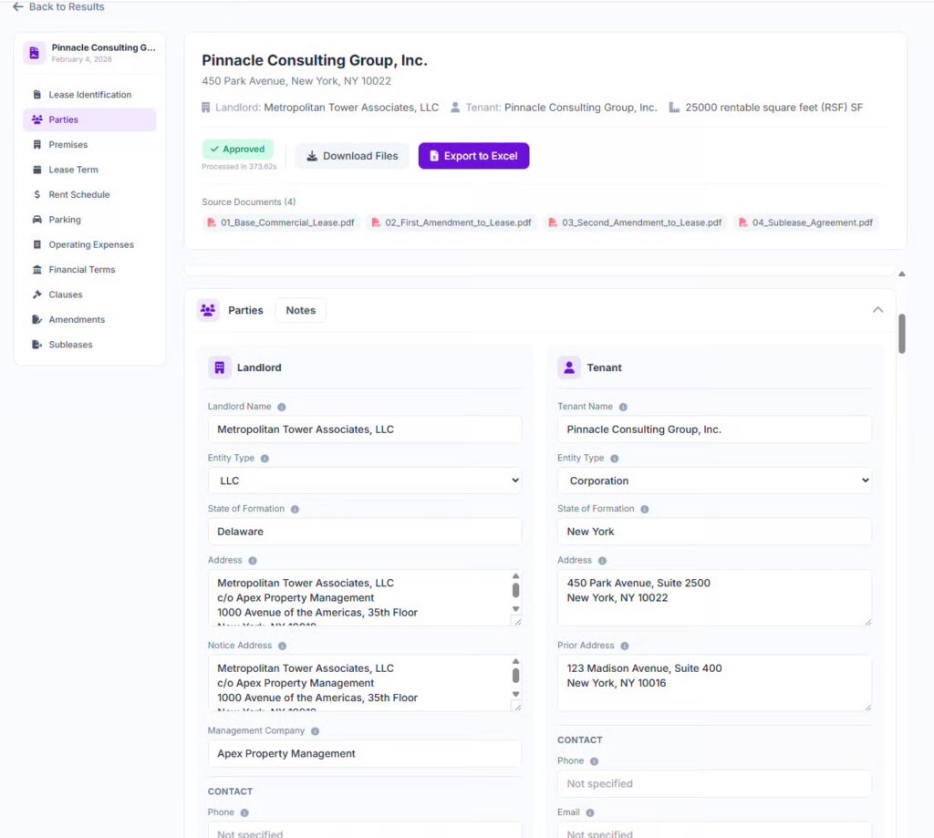 AI Lease Abstraction